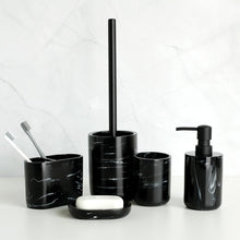 Load image into Gallery viewer, Bathroom Tumbler Set Imitate Marble Resin
