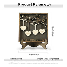 Load image into Gallery viewer, Personalized Family Names Frame Custom Wood
