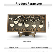 Load image into Gallery viewer, Personalized Family Names Frame Custom Wood
